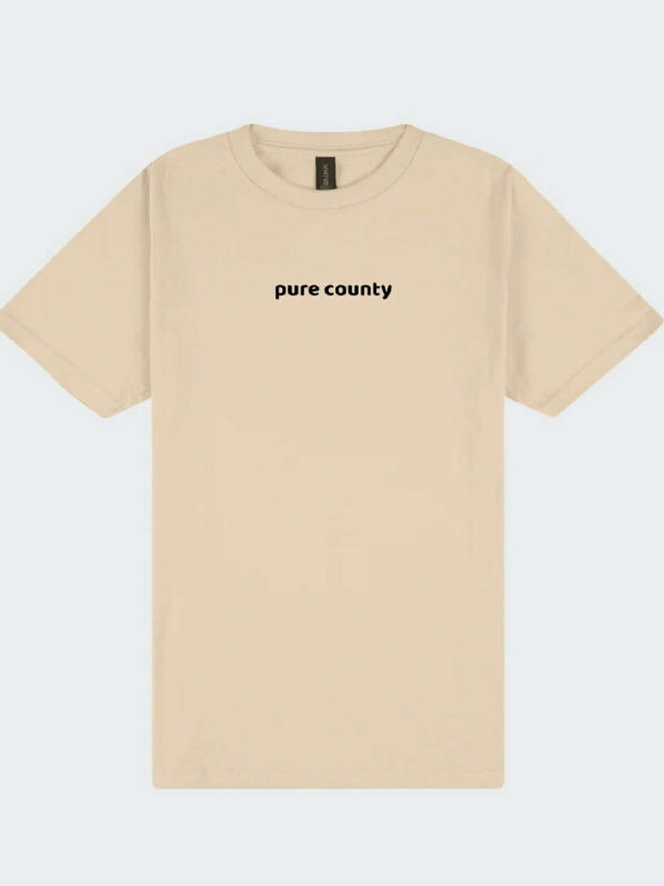 Cream- t-shirt Pure county