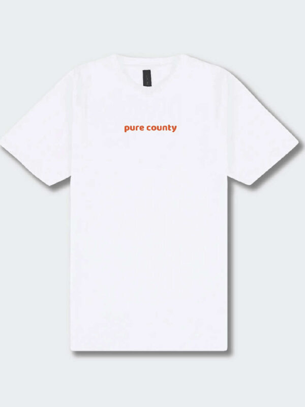 White - t-shirt Pure county